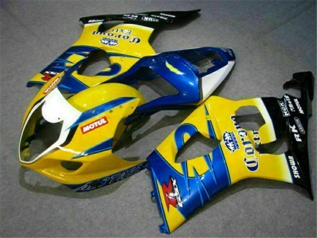 Amarelo Azul Carenagem GSXR 1000 K3 03-04