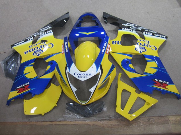 Amarelo Azul Corona Extra Kit Carenagem GSXR 600 K4 04-05