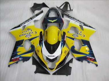 Amarelo Azul Corona Extra Kit Completo Carenagem GSXR 600 K4 04-05