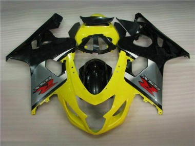 Amarelo Preto Abs Carenagem GSXR 600 / 750 K4 04-05