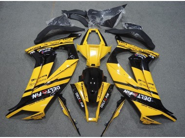 Amarelo Preto Delt Fin Carenagem ZX10R 11-15