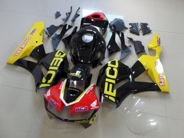 Amarelo Preto Geico Carenagem CBR 600RR 13-21