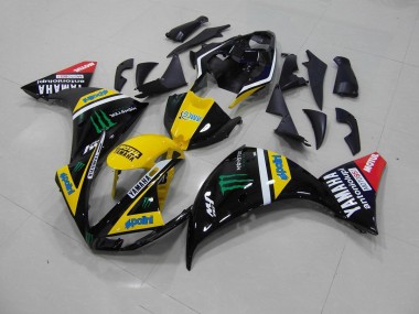 Amarelo Preto Monster Kits Carenagem R1 09-11