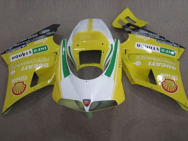 Amarelo Shell Info Strrda Carenagem Ducati 748 93-05