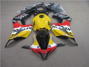 Amarelo Vermelho Preto Repsol Carenagem CBR 600RR 07-08