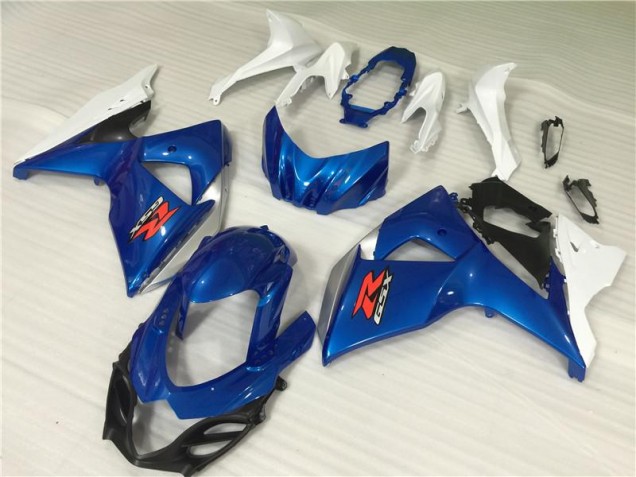 Azul Branco Abs Kit Carenagem & Plásticos GSXR 1000 17-23