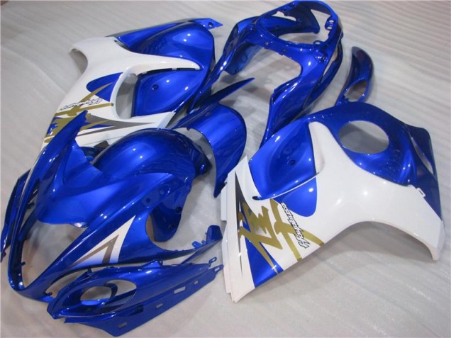 Azul Branco Abs Kit Carenagem & Plásticos GSXR 1300 Hayabusa 08-19