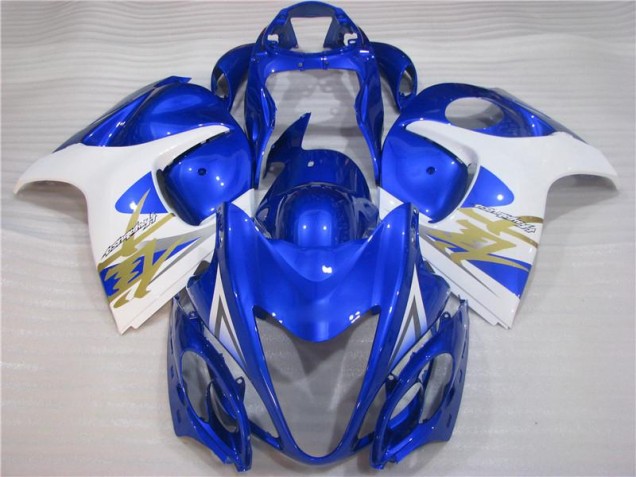 Azul Branco Abs Kit Carenagem & Plásticos GSXR 1300 Hayabusa 08-19