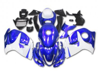 Azul Branco Abs Kits Completos Carenagem GSXR 1300 Hayabusa 08-19