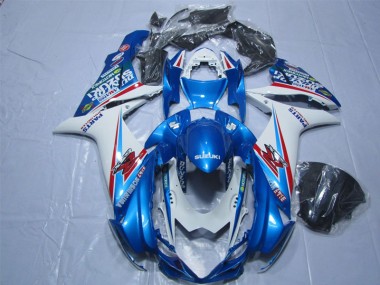 Azul Branco Carenagem GSXR 600 K11 11-21