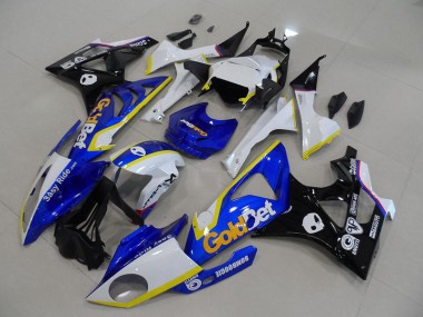 Azul Branco GoldBet Kits Completo Carenagem S1000RR 09-14