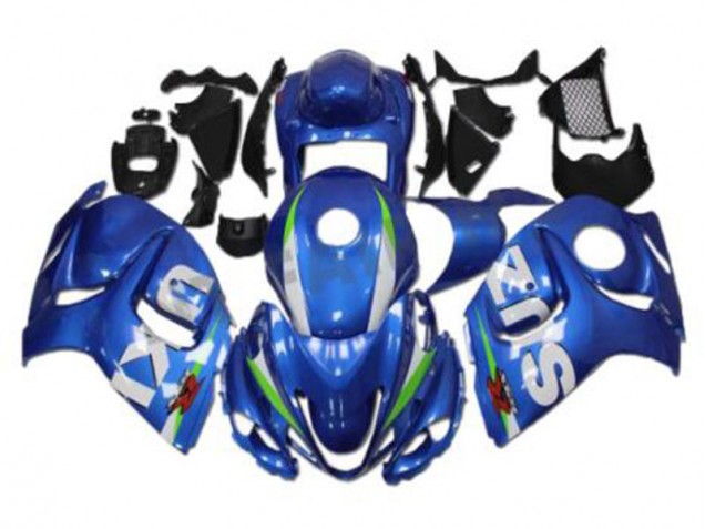 Azul Branco Kit Carenagem GSXR 1300 Hayabusa 08-19