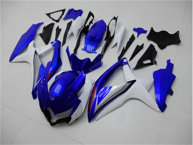 Azul Branco Kit Completo Carenagem GSXR 600 / 750 K8 08-10