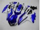 Azul Branco Kit Completo Carenagem GSXR 600 / 750 K8 08-10