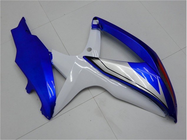 Azul Branco Kit Completo Carenagem GSXR 600 / 750 K8 08-10