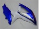 Azul Branco Kit Completo Carenagem GSXR 600 / 750 K8 08-10