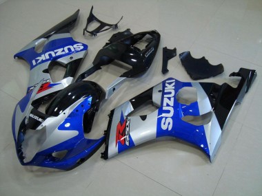 Azul Prata Carenagem GSXR 1000 K3 03-04