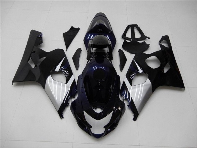 Azul Prata Carenagem GSXR 600 / 750 K4 04-05