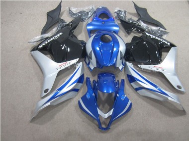 Azul Prata Preto Carenagem CBR 600RR 09-12