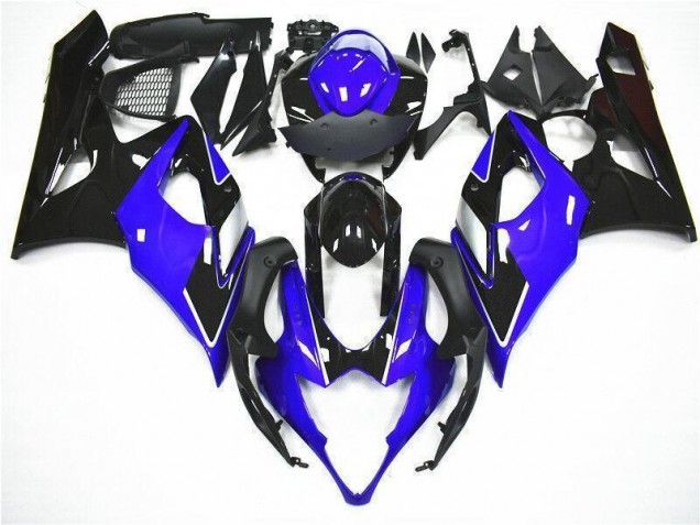 Azul Preto Abs Kit Completos Carenagem GSXR 1000 K7 07-08