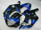 Azul Preto Abs Kits Completos Carenagem GSXR 600 / 750 K1 K2 K3 01-03