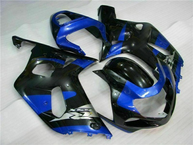 Azul Preto Abs Kits Completos Carenagem GSXR 600 / 750 K1 K2 K3 01-03