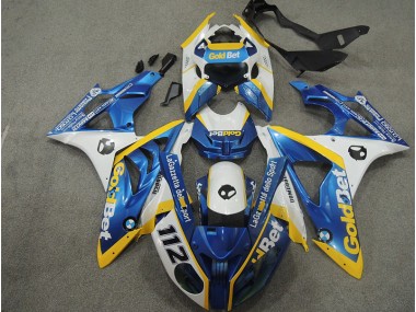 Branco Azul GoldBet 112 Carenagem S1000RR 09-14