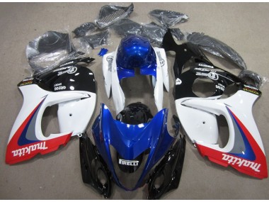 Branco Azul Makita Carenagem GSXR 1300 Hayabusa 08-19