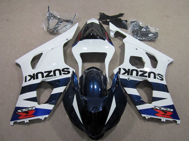 Branco Azul Preto Decalque Carenagem GSXR 1000 K3 03-04