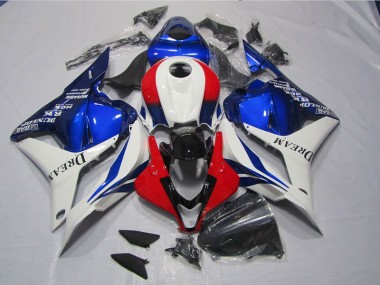 Branco Azul Vermelho DREAM Kits Carenagem CBR 600RR 09-12