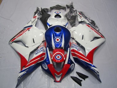 Branco Azul Vermelho Plásticos CBR 600RR 09-12