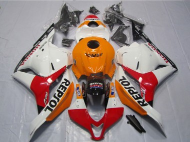 Branco Laranja Preto Repsol Carenagem CBR 600RR 09-12