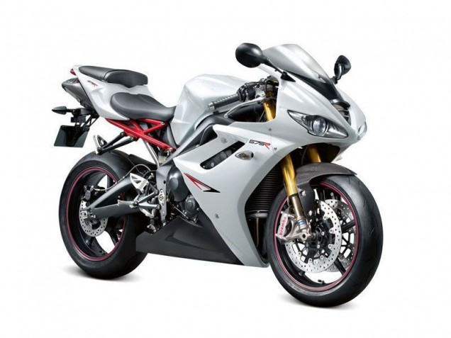 Branco Preto Carenagem Daytona 675 Triple 06-08