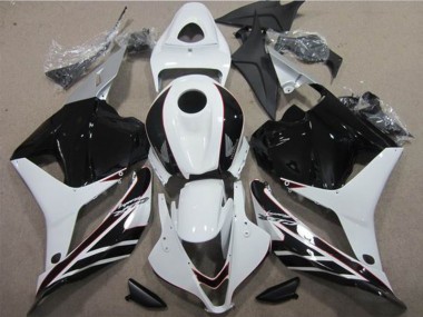 Branco Preto Kit Completo Carenagem CBR 600RR 09-12