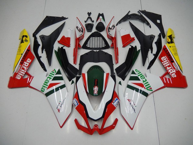 Branco Vermelho Alitalia Carenagem GSXR 600 / 750 K1 K2 K3 01-03