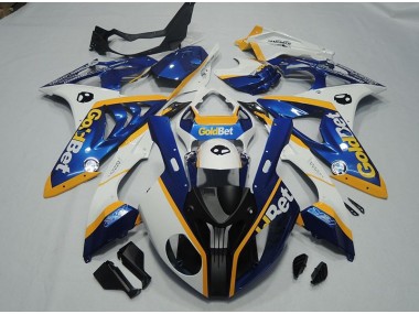 Preto Azul Branco GoldBet Carenagem S1000RR 09-14