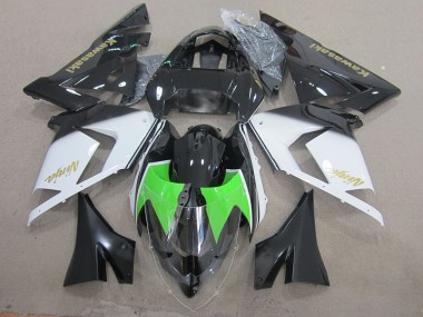 Preto Branco Ouro Ninja Carenagem ZX10R 03-05