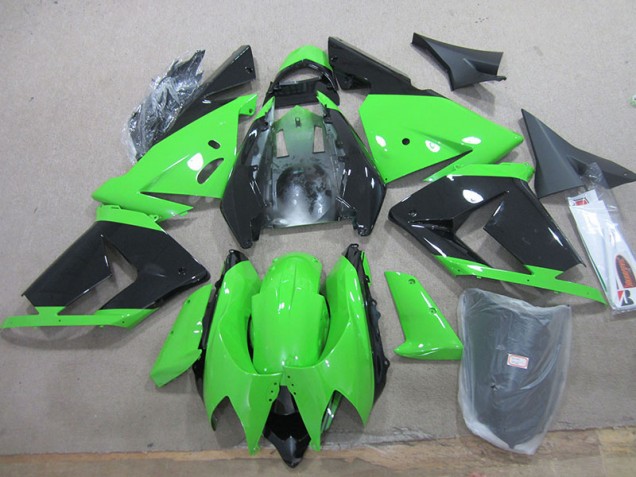 Preto Verde Carenagem ZX10R 03-05