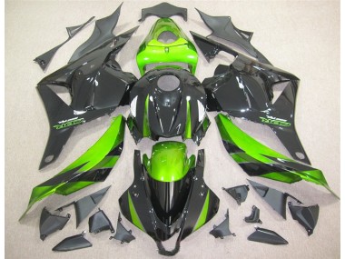 Preto Verde Kit Carenagem CBR 600RR 09-12