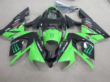 Preto Verde Monster Carenagem ZX10R 03-05