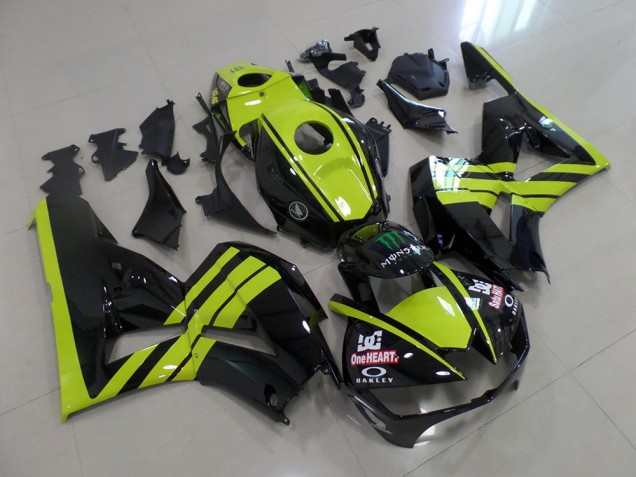 Verde Preto Carenagem CBR 600RR 13-21