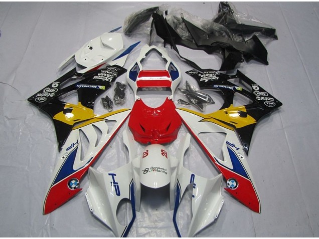 Vermelho Branco Amarelo Carenagem S1000RR 09-14