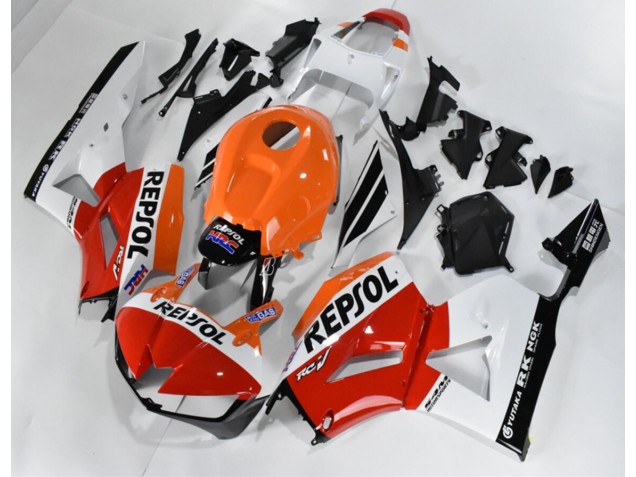 Vermelho Branco Laranja Repsol Carenagem CBR 600RR 13-21