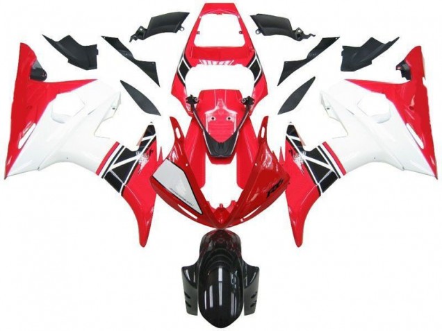 Vermelho Branco Preto Abs Kits Completos Carenagem R6 03-05